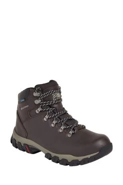 Karrimor Womens Brown Mendip 3 CH Ladies Weathertite Waterproof Leather Boots