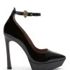 Kurt Geiger London Shoreditch Black Platform Court Shoes -Fashion Women D98070s