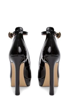 Kurt Geiger London Shoreditch Black Platform Court Shoes 9 Kurt Geiger London Shoreditch Black Platform Court Shoes -Fashion Women D98070s3