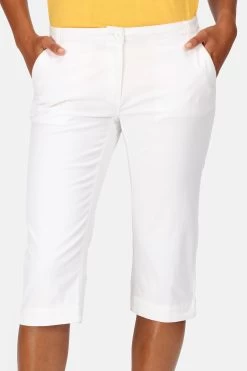 Regatta Bayla White Capri Trousers -Fashion Women D98672s9