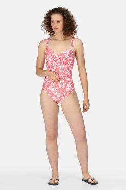 Regatta Pink Sakari Tummy Control Swimsuit -Fashion Women D98753s3