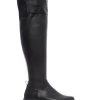 MbyModa Chunky Black Square Toe Casual Boots -Fashion Women D98814s