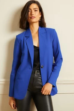 Love & Roses Premium Relaxed Single Breasted Blazer