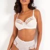 Pour Moi Sofia Lace Embroidered Deep Brief -Fashion Women K07890s
