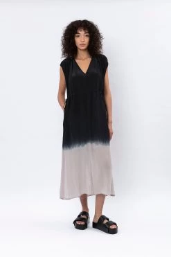 Religion Day Dress With Tied Shoulder Details And Pockets