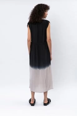 Religion Day Dress With Tied Shoulder Details And Pockets -Fashion Women K09201s3