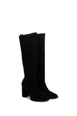 Linzi Willa Sock Style High Leg Boot With Block Heel -Fashion Women K17797s4