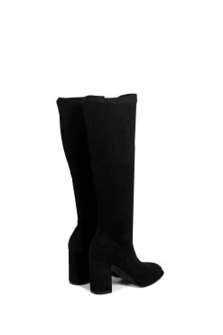 Linzi Willa Sock Style High Leg Boot With Block Heel -Fashion Women K17797s5