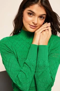 Friends Like These High Neck Long Sleeve Jumper -Fashion Women K18187s4