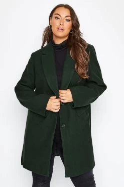 Yours Curve Midi Coat