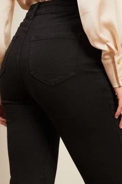 Love & Roses Black High Rise Skinny Jean -Fashion Women K18327s3