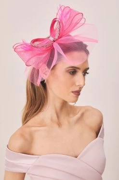 Lipsy Diamante Bow Fascinator Headband