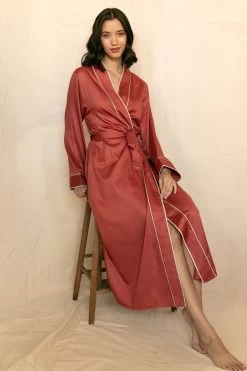 Fable And Eve Islington Dressing Gown -Fashion Women K21499s4