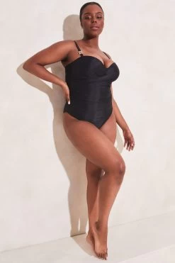 Lipsy Ruched Spa Tummy Control Swimsuit -Fashion Women K23072s3