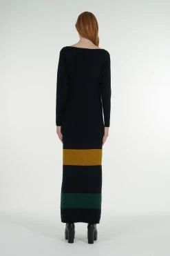 Leem Striped Maxi Dress -Fashion Women K24911s3