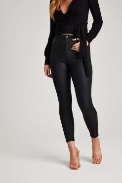 Urban Bliss Coated Disco Jean -Fashion Women K27891s4