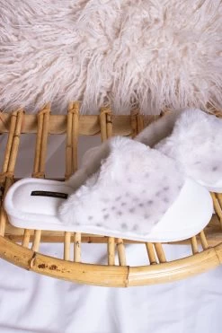 Pretty You London Faux Fur Cuff Slip On Mule Slipper Danni 10 Pretty You London Faux Fur Cuff Slip On Mule Slipper Danni -Fashion Women K35364s4