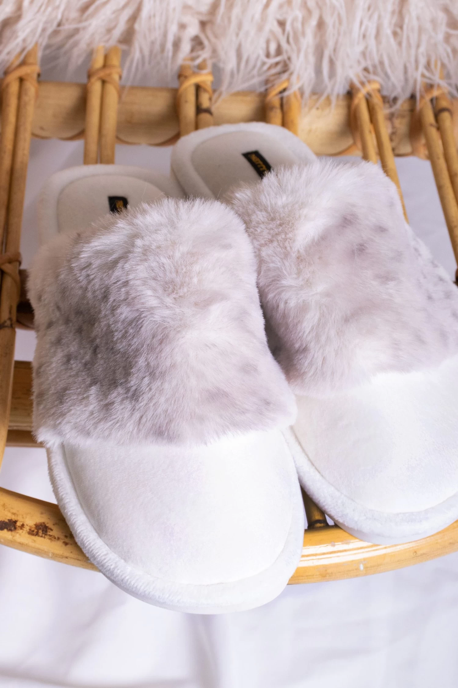 Pretty You London Faux Fur Cuff Slip On Mule Slipper Danni 7 Pretty You London Faux Fur Cuff Slip On Mule Slipper Danni - Image 5