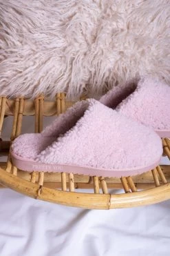 Pretty You London Shearling Sheepskin Mule Slipper Jude -Fashion Women K35365s4