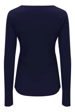 Pour Moi Rib Jersey Long Sleeve Top -Fashion Women K35545s5