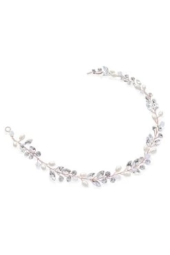 Ivory & Co Bohemia Crystal And Pearl Hair Vine