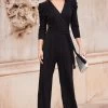 Sosandar Plisse Jumpsuit -Fashion Women K40210s