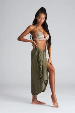 South Beach Crinkle Multi-Way Beach Cover Up