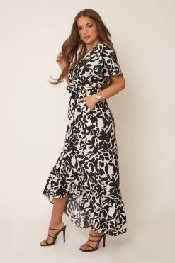 Girl In Mind Shellie Short Sleeve Tiered Belted Dress -Fashion Women K42447s4