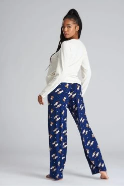 Loungeable Long Sleeve & Pants Pyjama Set -Fashion Women K43600s3