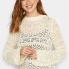 Long Tall Sally Crochet Jumper -Fashion Women K44436s