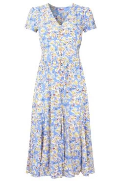 Joe Browns Cara Floral Tea Dress -Fashion Women K48180s3