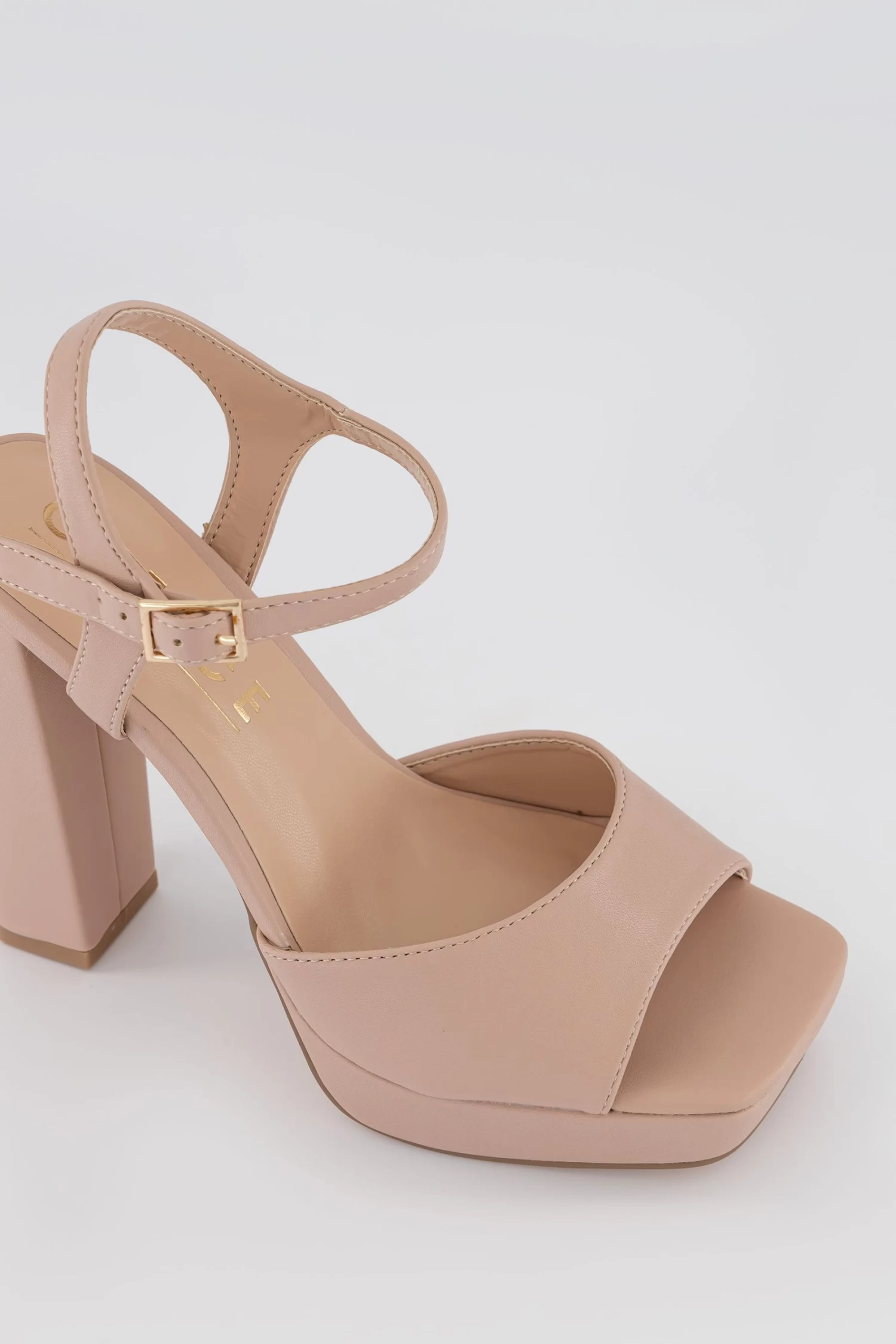 Office Hearty Square Toe Platform Block Heeled Sandals 5 Office Hearty Square Toe Platform Block Heeled Sandals - Image 3