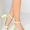Long Tall Sally Block Heel High Colour Sandal -Fashion Women K49518s