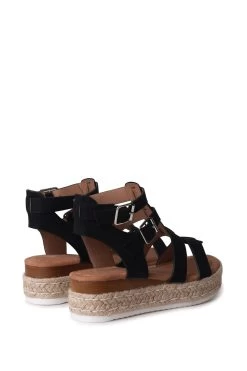 Linzi Kenzi Nubuck Gladiator Espadrille Platform Wedge -Fashion Women K50922s4