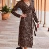 Sosandar Wrap Midi Dress
