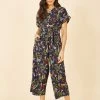 Yumi Animal Kingdom Jumpsuit -Fashion Women K54228s