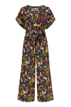 Yumi Animal Kingdom Jumpsuit -Fashion Women K54228s5