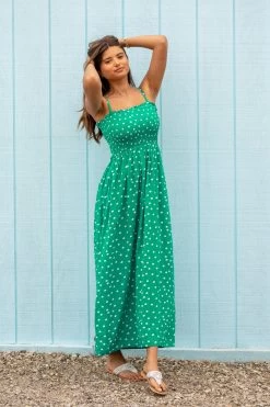 Pour Moi Removable Straps Shirred Bodice Maxi Dress -Fashion Women K54458s2