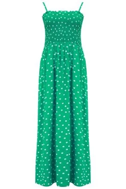 Pour Moi Removable Straps Shirred Bodice Maxi Dress -Fashion Women K54458s4