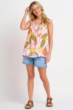 Brakeburn Tropical Palm Vest 10 Brakeburn Tropical Palm Vest -Fashion Women K56478s4