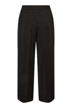 Yours Curve Shark Skin Wide Leg Pull On Trouser -Fashion Women K57954s5