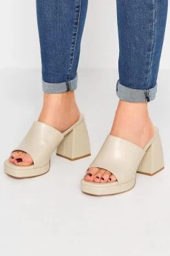 Yours Curve Extra-Wide Fit Chunky Platform Mule