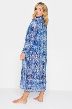 Yours Curve Tropical Animal Longline Polyester Shirt -Fashion Women K58385s4