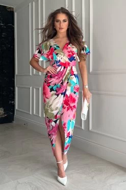 Girl In Mind Preslee Wrap Over Maxi Dress