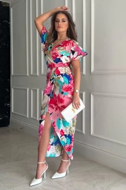 Girl In Mind Preslee Wrap Over Maxi Dress -Fashion Women K60838s3