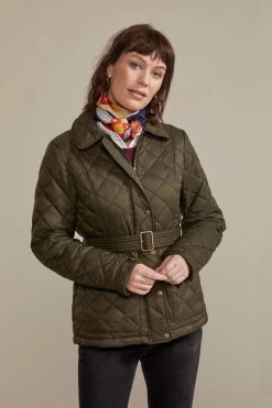 Hinter + Hobart Galloway Belted Quilted Jacket - Womens