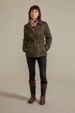 Hinter + Hobart Galloway Belted Quilted Jacket - Womens -Fashion Women K60995s3