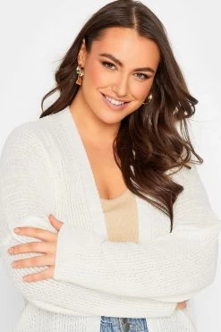 Yours Curve Pointelle Cardigan -Fashion Women K65586s3