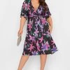Yours Curve London Wrap Dress -Fashion Women L36874s