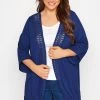Yours Curve Lace Front Kimono -Fashion Women L56260s
